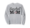 Baseball Mom Mother S Day Sweatshirt - Minimalist Print for Adults - T-Shirt, Sweatshirt, Hoodie