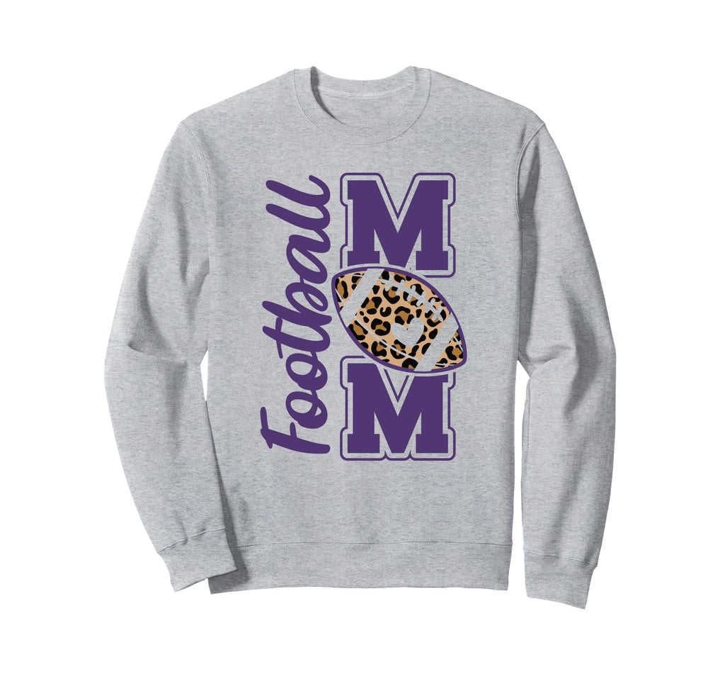 Game Day Leopard White And Purple Sweatshirt - Minimalist Print Unisex - T-Shirt, Sweatshirt, Hoodie