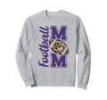 Game Day Leopard White And Purple Sweatshirt - Minimalist Print Unisex - T-Shirt, Sweatshirt, Hoodie