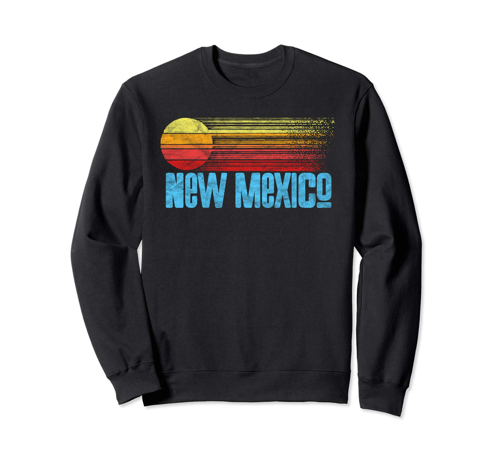 New Mexico Distressed Sun Sweatshirt - Casual Everyday Wear for Adults - T-Shirt, Sweatshirt, Hoodie