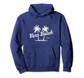 Vero Beach Florida 70S Palm Trees Hoodie - Minimalist Print for Adults - T-Shirt, Sweatshirt, Hoodie