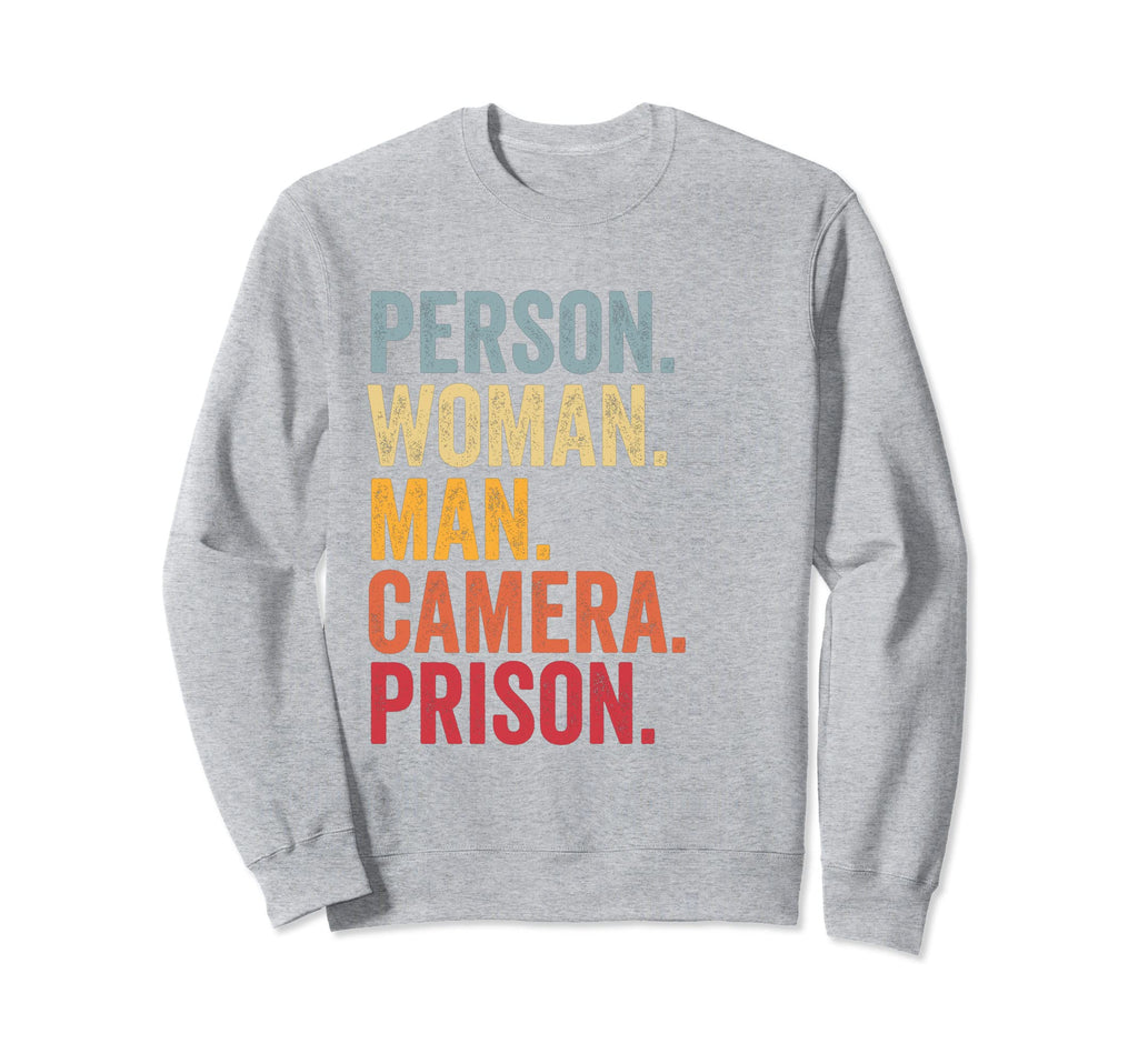 Person Camera Prison Tess Hoodie - Casual Everyday Wear Men Women - T-Shirt, Sweatshirt, Hoodie