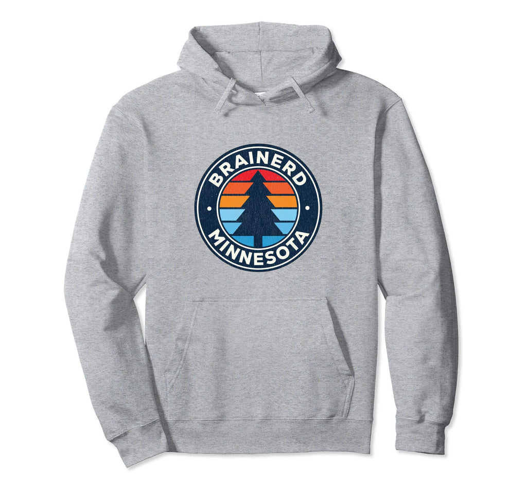 Brainerd Minnesota Mn 70S Hoodie - Minimalist Print Unisex - T-Shirt, Sweatshirt, Hoodie