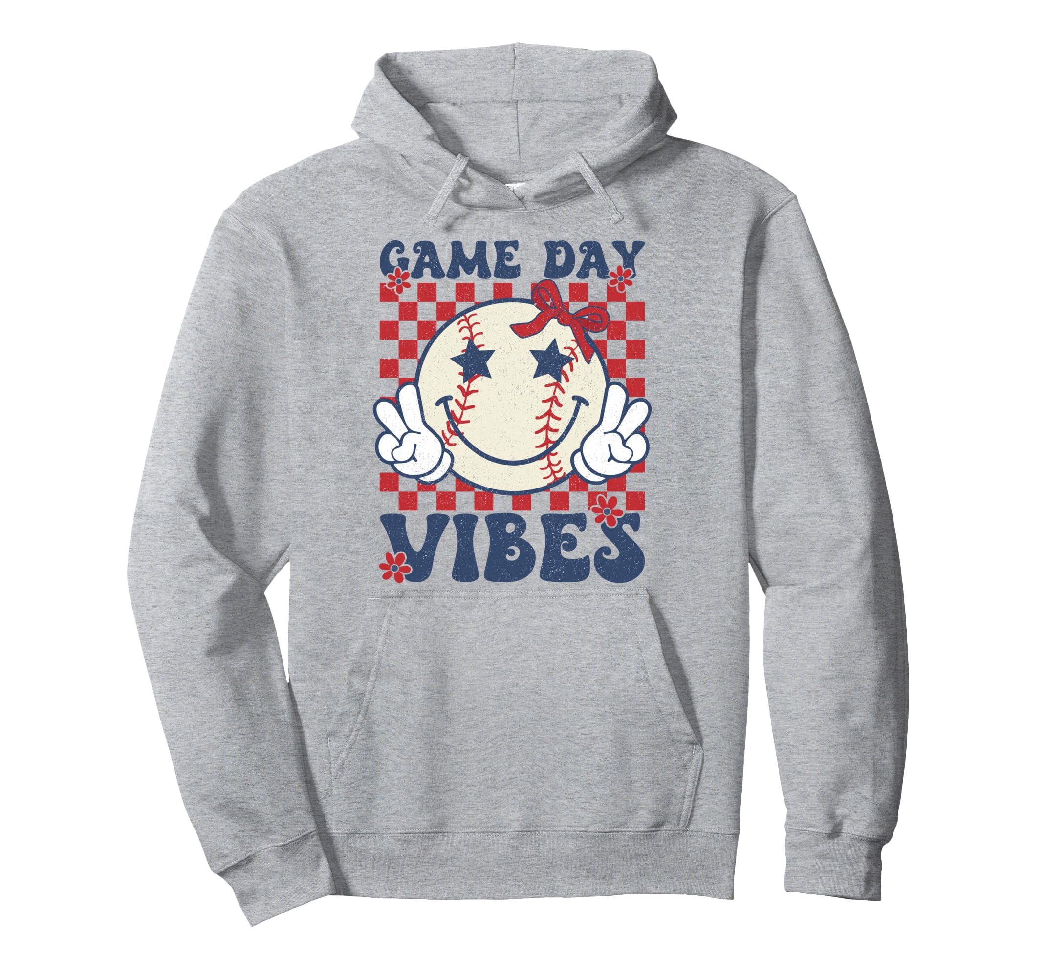 Game Day Vibes Coquette Bow Baseball Hoodie - Fun Novelty Design Men Women - T-Shirt, Sweatshirt, Hoodie