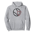 Funny Peace Love Baseball Baseball Hoodie - Custom Art Print Unisex - T-Shirt, Sweatshirt, Hoodie