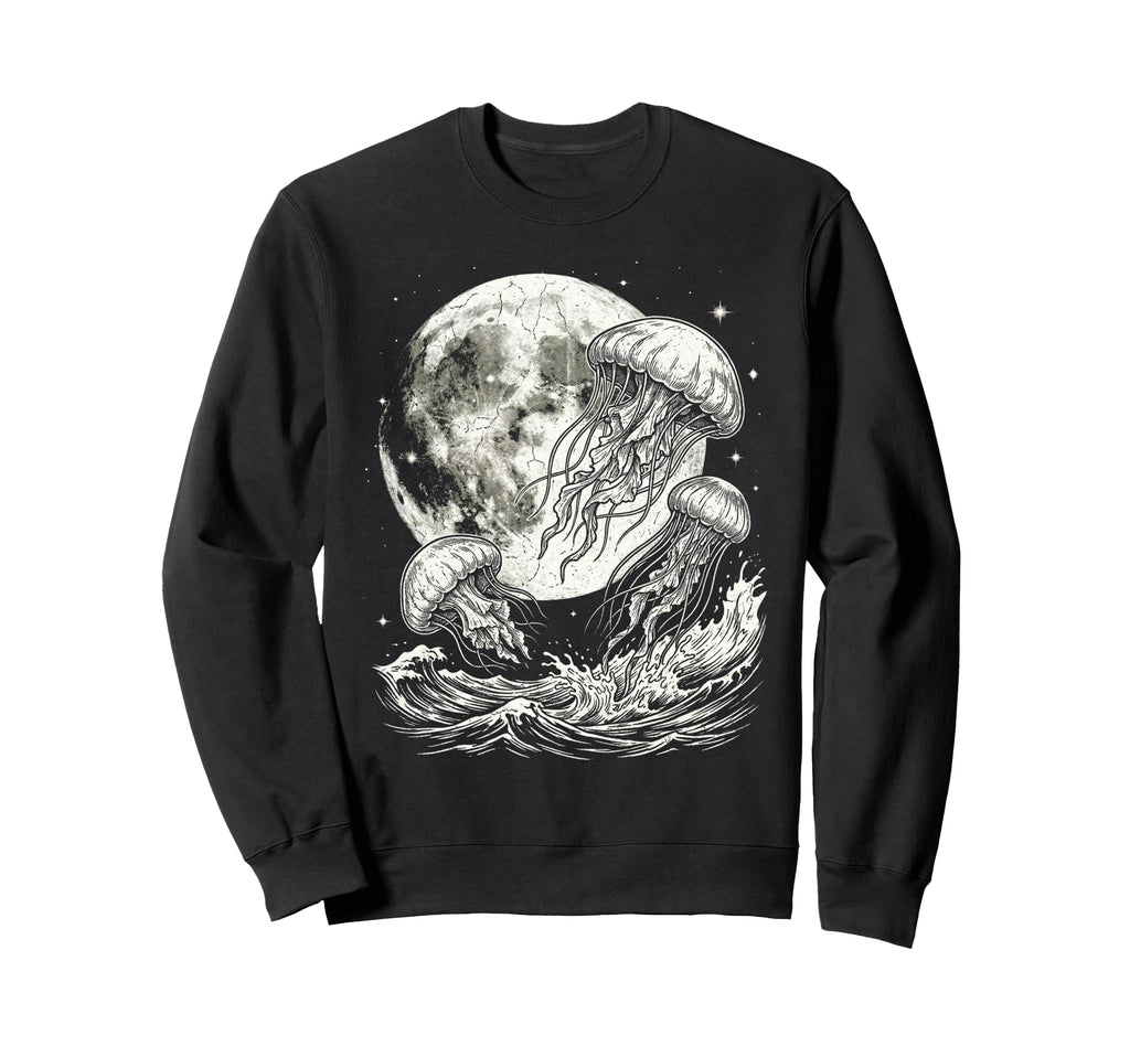Jellyfish 90S Aesthetic Y2K Sweatshirt - Minimalist Print Men Women - T-Shirt, Sweatshirt, Hoodie