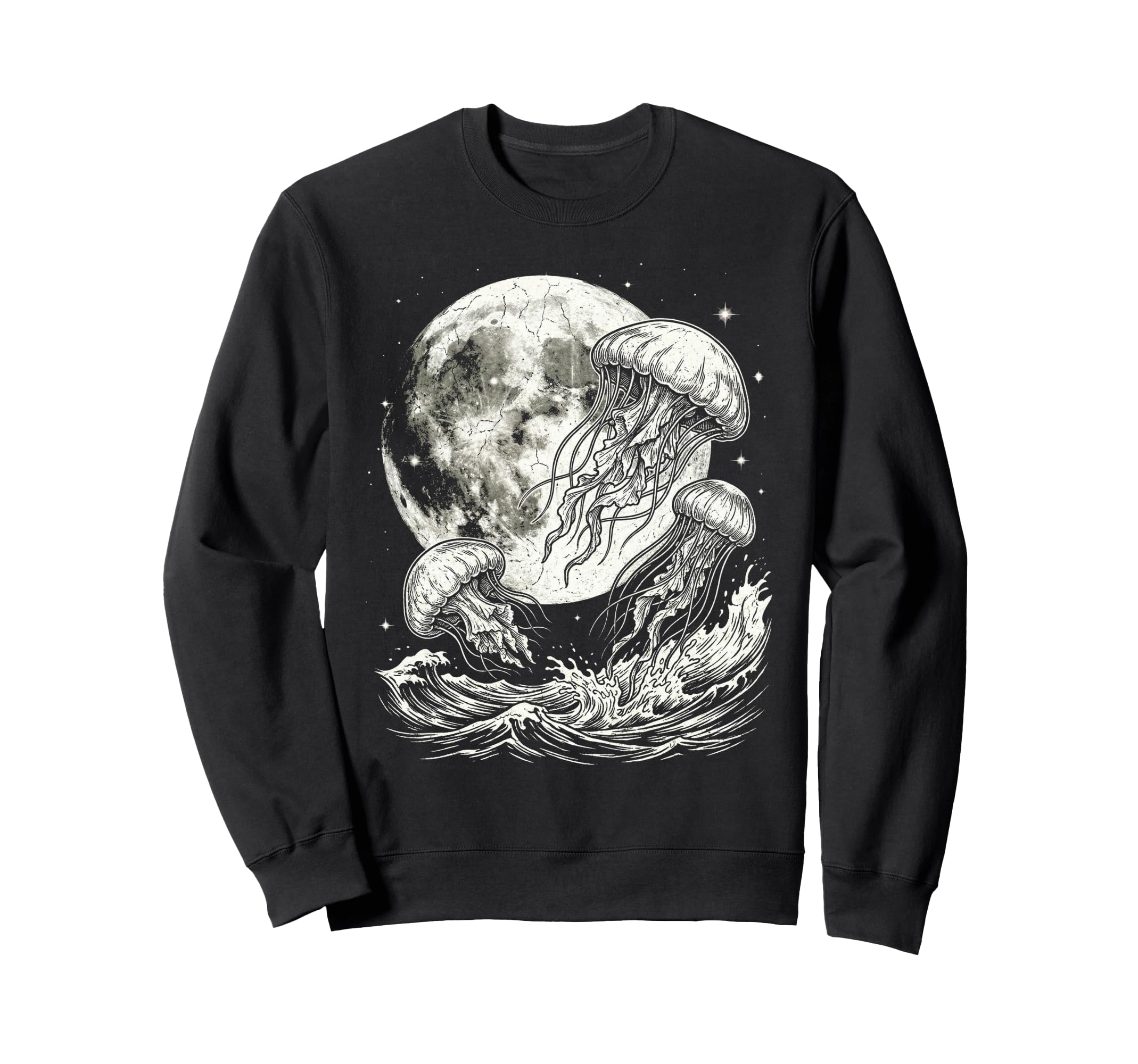 Jellyfish 90S Aesthetic Y2K Sweatshirt - Minimalist Print Men Women - T-Shirt, Sweatshirt, Hoodie