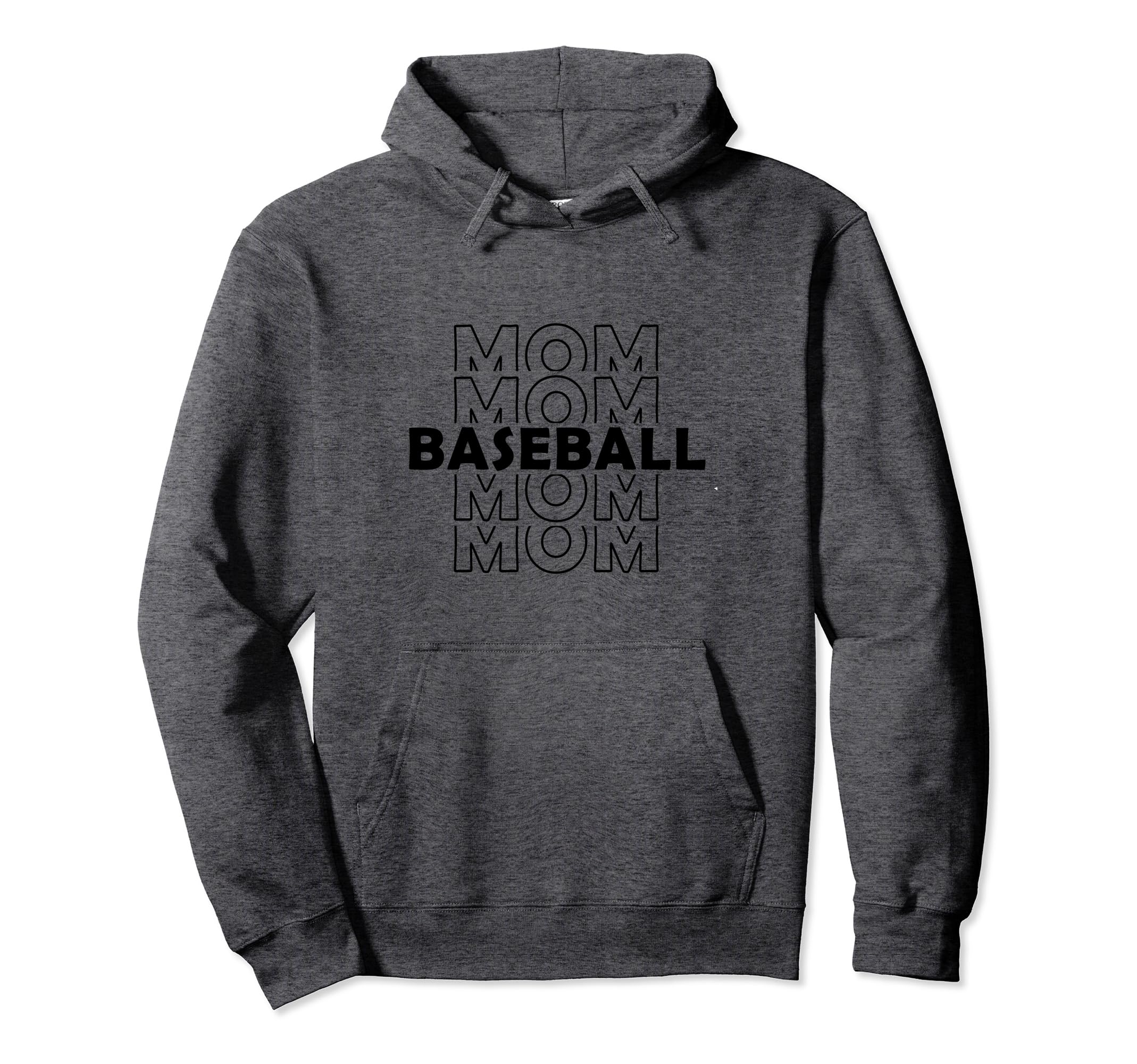 Baseball Mom Hoodie - Trendy Graphic for Adults - T-Shirt, Sweatshirt, Hoodie