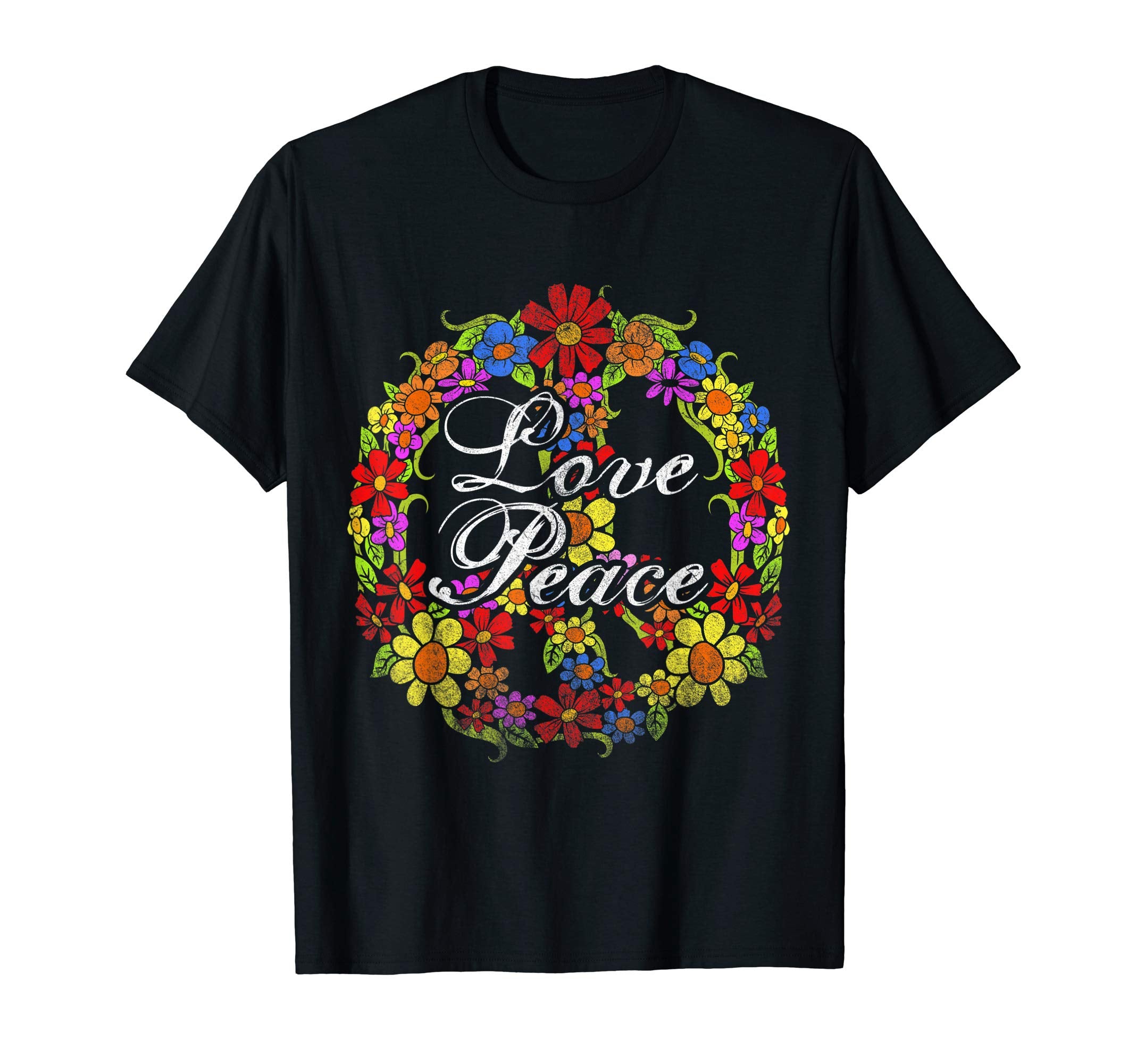 Hippie Peace Sign Gift T-Shirt - Fun Novelty Design Men Women - T-Shirt, Sweatshirt, Hoodie