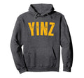 Yinz Funny Yinzers Pittsburgh Distressed Hoodie - Graphic Print Unisex - T-Shirt, Sweatshirt, Hoodie