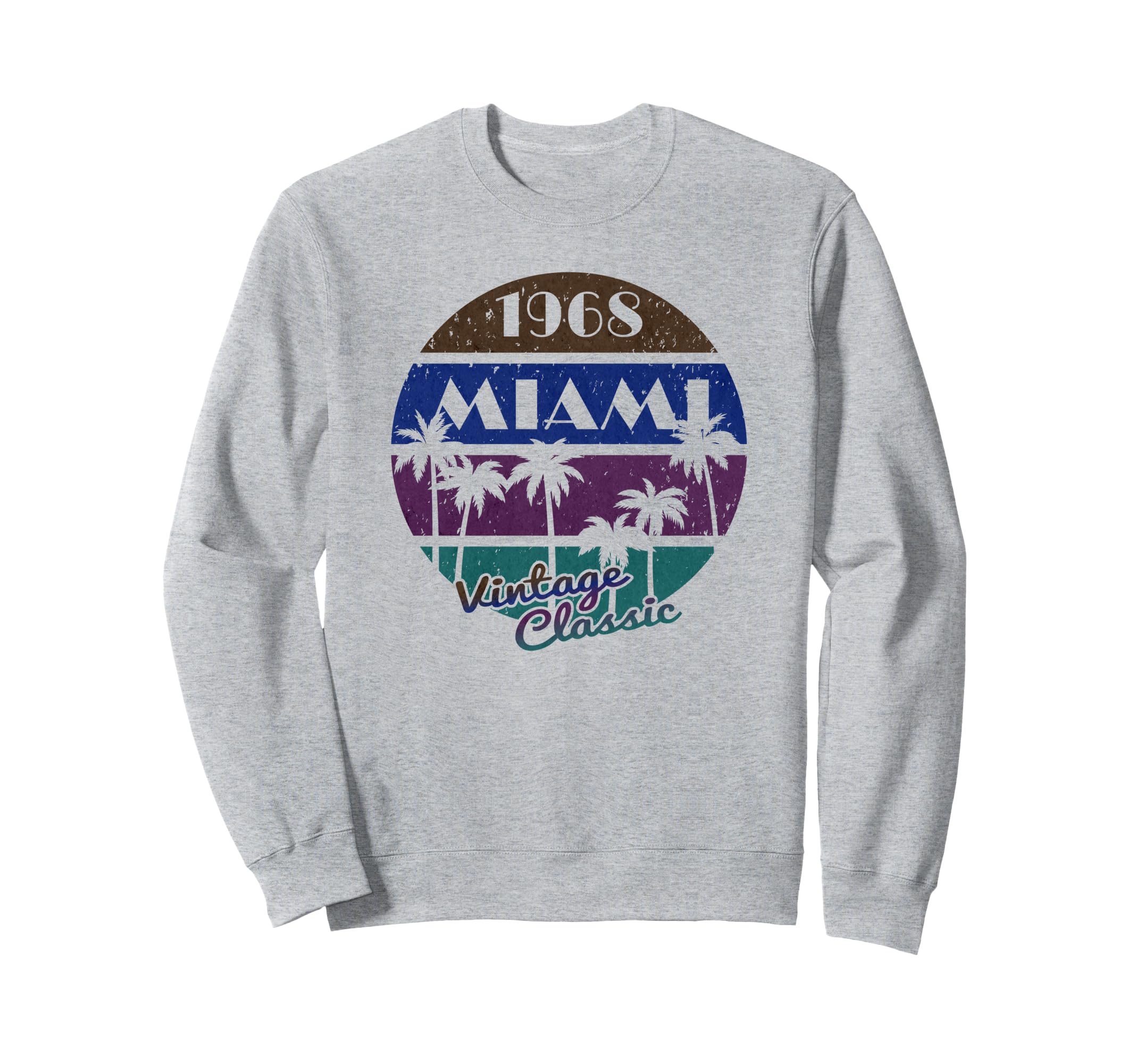 Sunshine And Miami Sunset Palm Trees Sweatshirt - Streetwear Style Unisex - T-Shirt, Sweatshirt, Hoodie