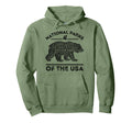National Parks Bear Hiking Travel Hoodie - Minimalist Print for Adults - T-Shirt, Sweatshirt, Hoodie