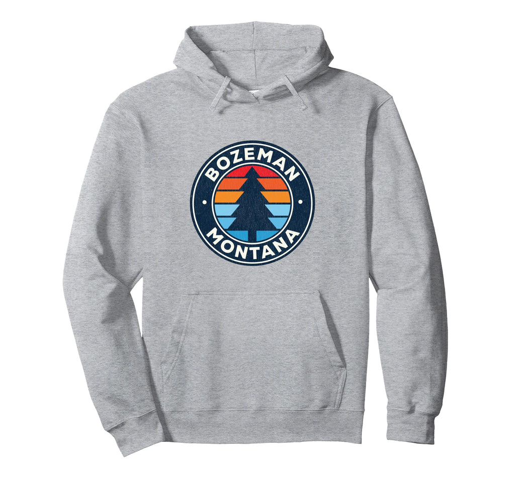 Bozeman Montana Mt 70S Hoodie - Novelty Apparel for Adults - T-Shirt, Sweatshirt, Hoodie