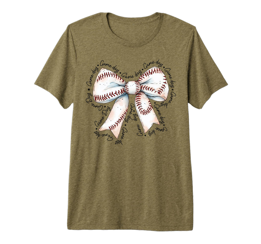 Coquette Baseball Game Day Baseball T-Shirt - Aesthetic Graphic for Adults - T-Shirt, Sweatshirt, Hoodie
