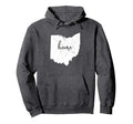Ohio Home Distressed Hoodie - Fun Novelty Design for Adults - T-Shirt, Sweatshirt, Hoodie