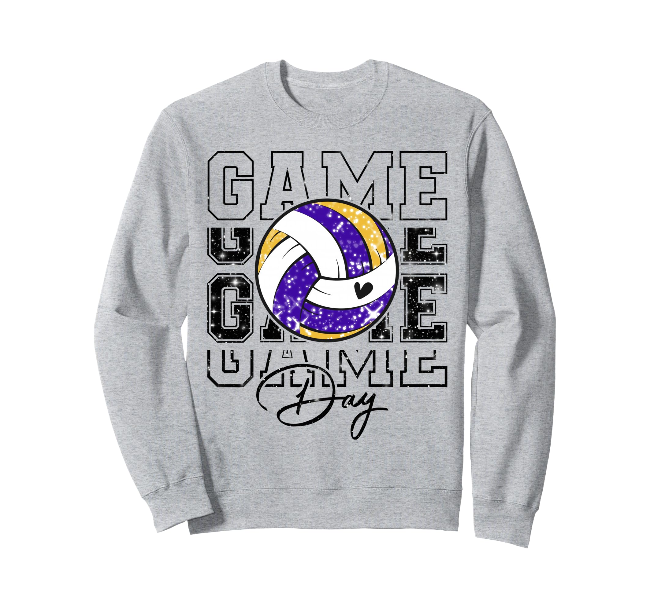 Volleyball Game Day Volleyball Sweatshirt - Fun Novelty Design Men Women - T-Shirt, Sweatshirt, Hoodie