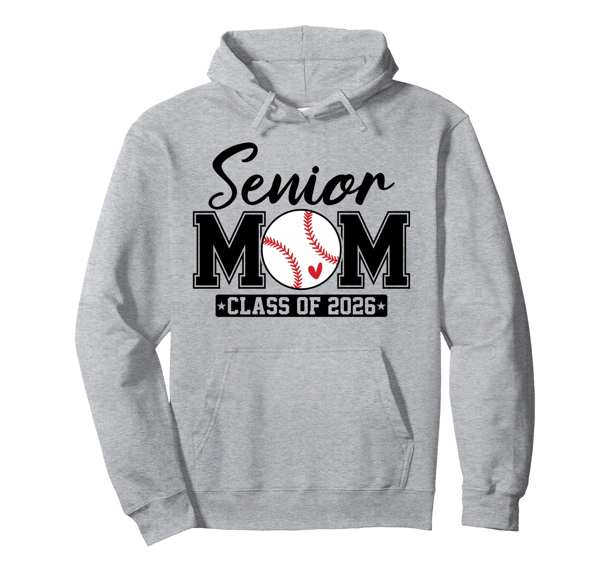 Senior Mom Class 2026 Baseball Mom Hoodie - Casual Everyday Wear Unisex - T-Shirt, Sweatshirt, Hoodie