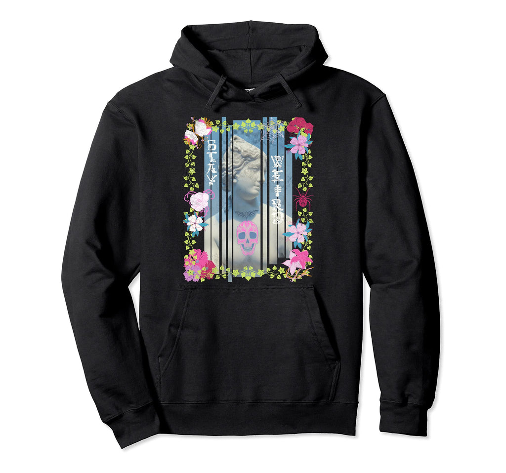 Stay Weird Creepy Pastel Goth Hoodie - Custom Art Print for Adults - T-Shirt, Sweatshirt, Hoodie