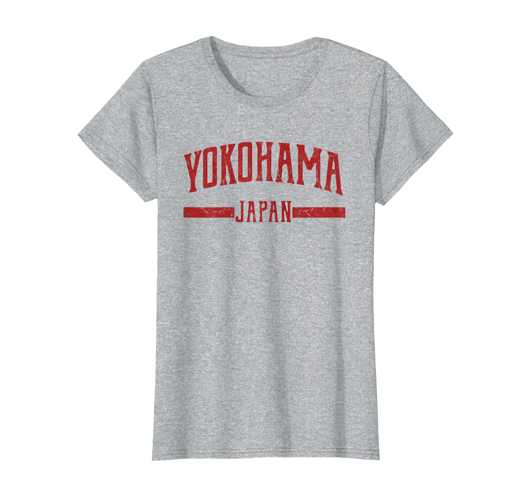 Yokohama Distressed T-Shirt - Minimalist Print Unisex - T-Shirt, Sweatshirt, Hoodie