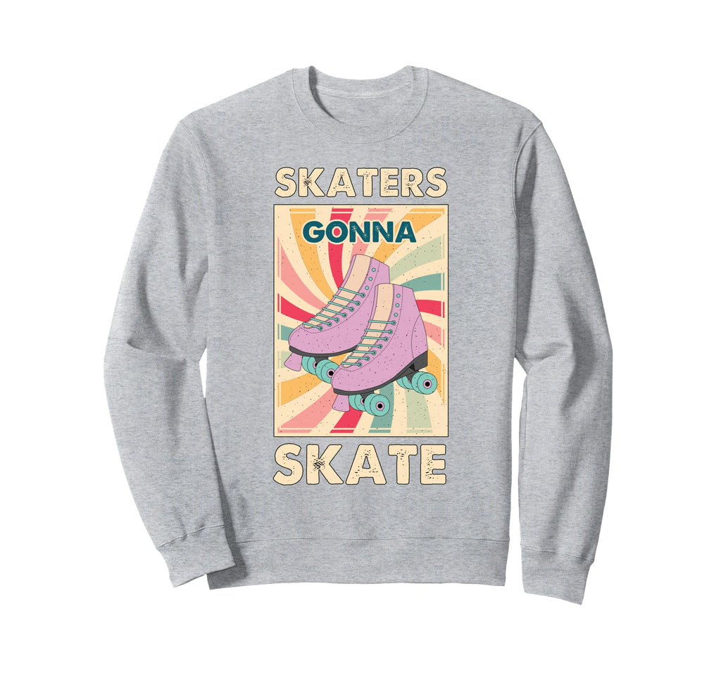70S 80S Roller Skating Funny Sweatshirt - Unique Graphic for Adults - T-Shirt, Sweatshirt, Hoodie