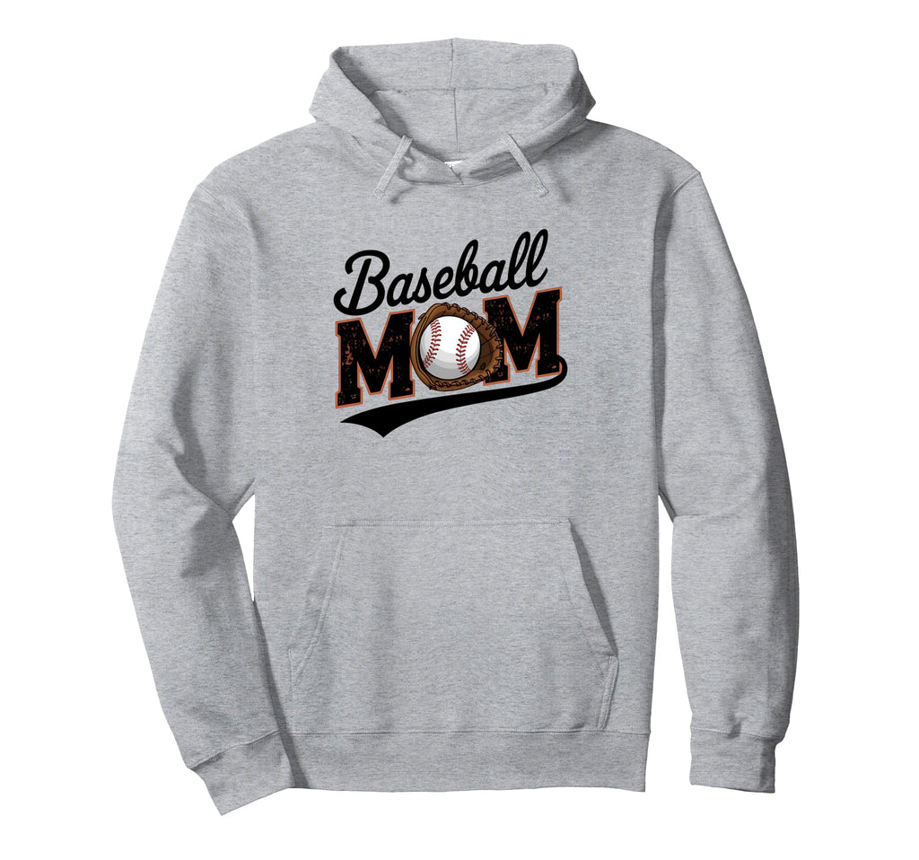 American Baseball Mom Mama Hoodie - Unique Graphic for Adults - T-Shirt, Sweatshirt, Hoodie