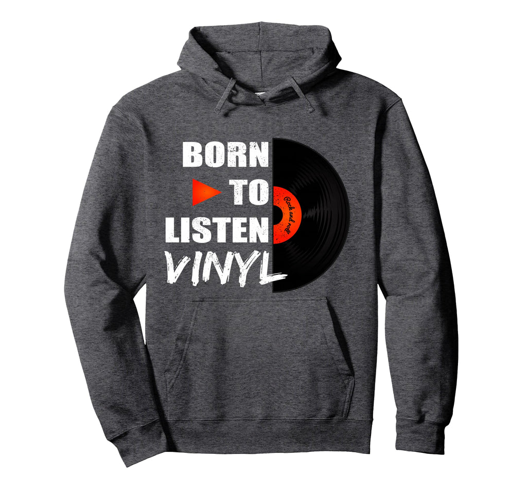 Music Collector Vinyl Record Player Hoodie - Graphic Print Unisex - T-Shirt, Sweatshirt, Hoodie