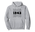 81 Year Old Groovy 81St Birthday Boho Hoodie - Minimalist Print Unisex - T-Shirt, Sweatshirt, Hoodie