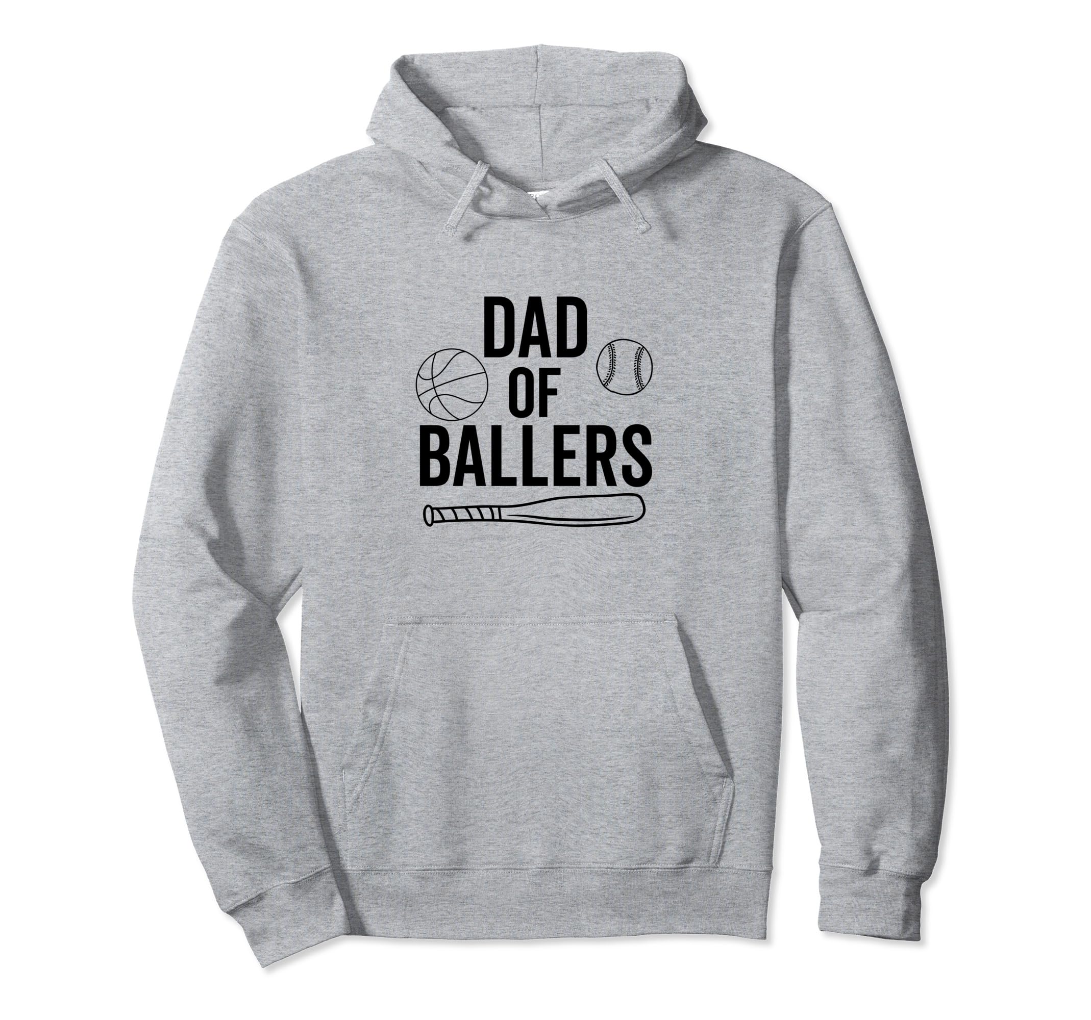 Dad Ballers Team Player Basketball Hoodie - Custom Art Print Unisex - T-Shirt, Sweatshirt, Hoodie