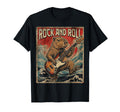 Capybara Playing Guitar Rock T-Shirt - Fun Novelty Design for Adults - T-Shirt, Sweatshirt, Hoodie