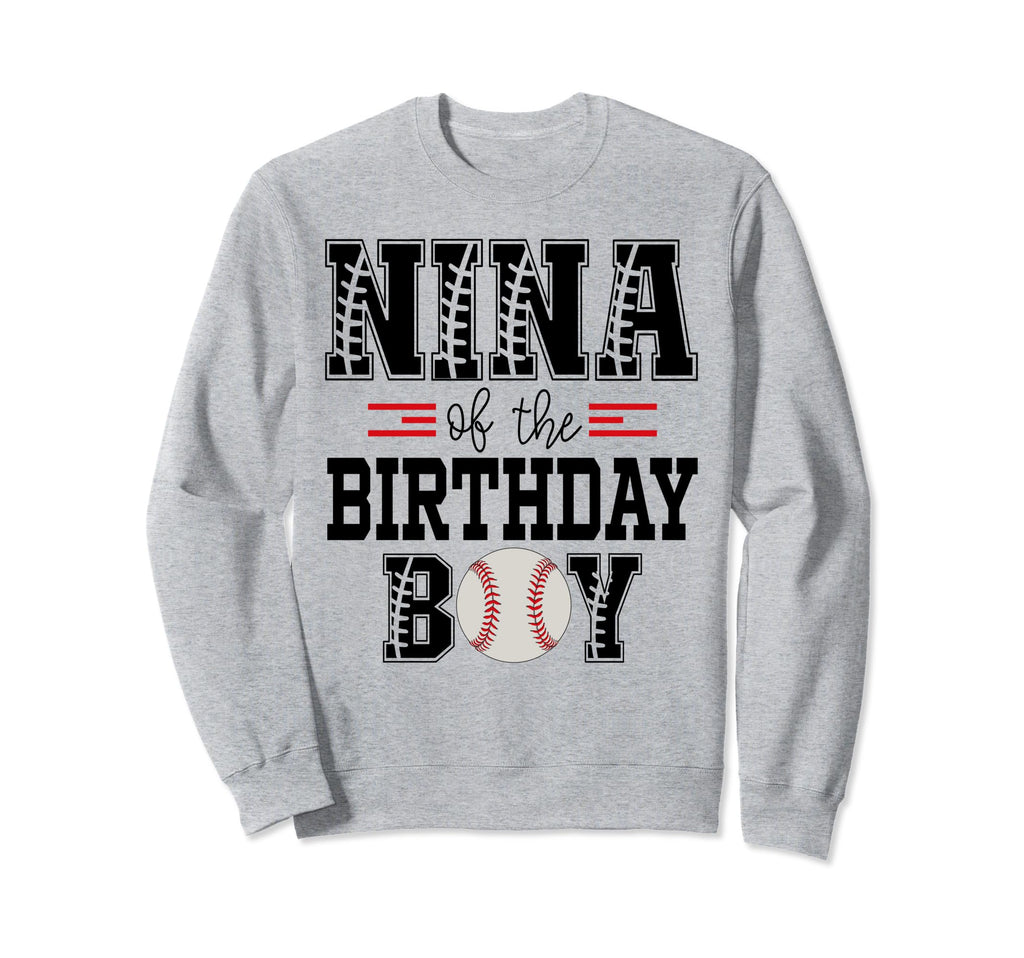 Nina Birthday Baseball Lover First Sweatshirt - Aesthetic Graphic Unisex - T-Shirt, Sweatshirt, Hoodie