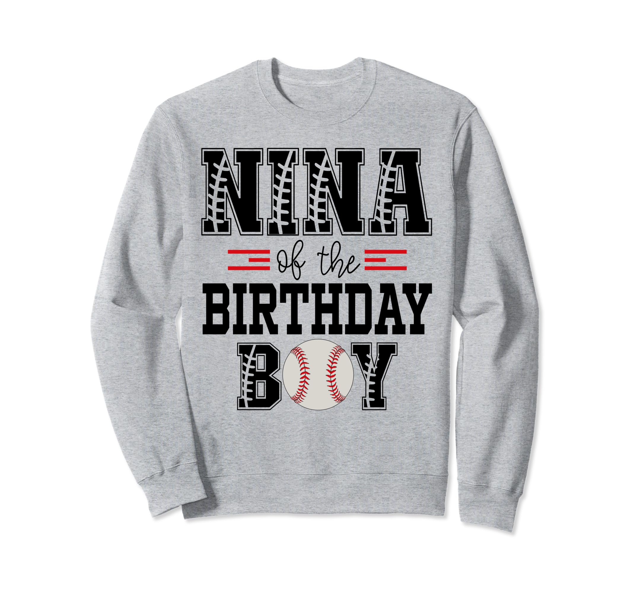 Nina Birthday Baseball Lover First Sweatshirt - Aesthetic Graphic Unisex - T-Shirt, Sweatshirt, Hoodie