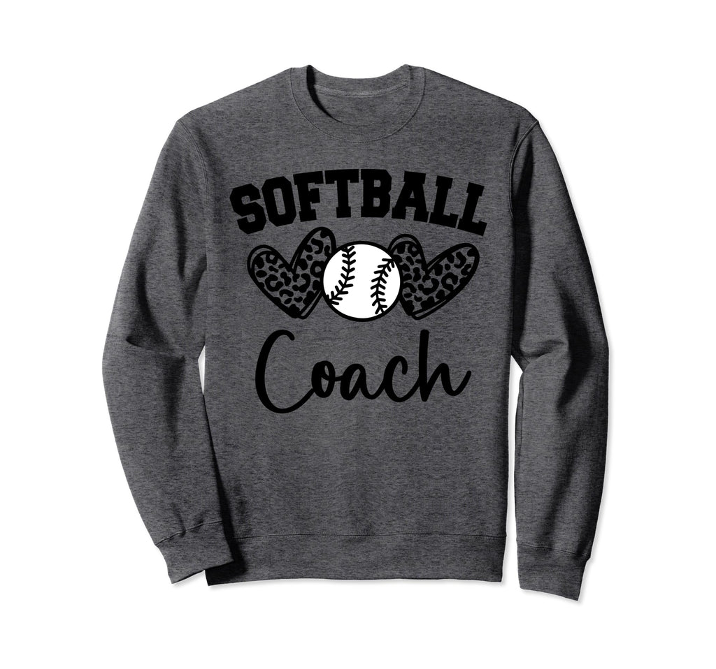 Personalized Baseball Heart Coach Sweatshirt - Trendy Graphic Men Women - T-Shirt, Sweatshirt, Hoodie