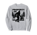 Property Bigfoot Distressed Sweatshirt - Trendy Graphic Men Women - T-Shirt, Sweatshirt, Hoodie