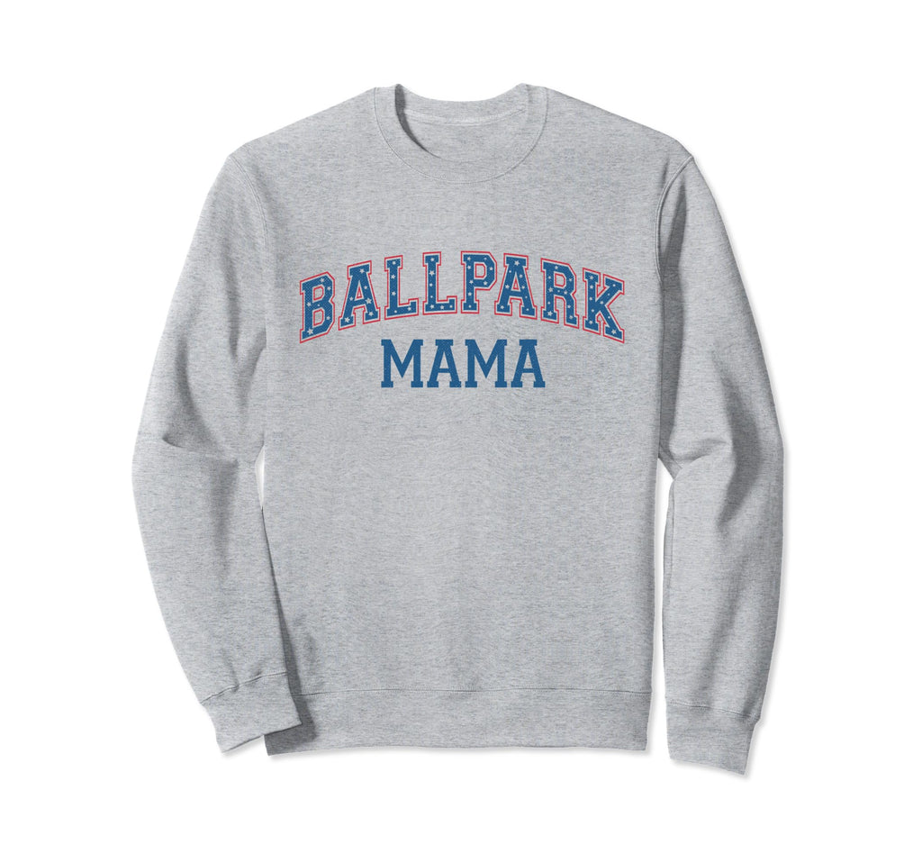 Ballpark Mama Funny Baseball Sweatshirt - Custom Art Print Men Women - T-Shirt, Sweatshirt, Hoodie