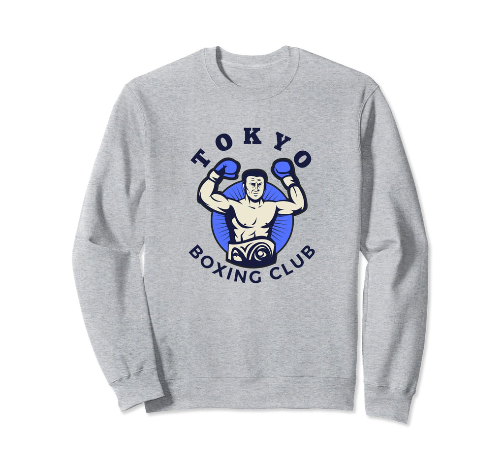 Tokyo Boxing Club Distressed Boxer Sweatshirt - Aesthetic Graphic Men Women - T-Shirt, Sweatshirt, Hoodie