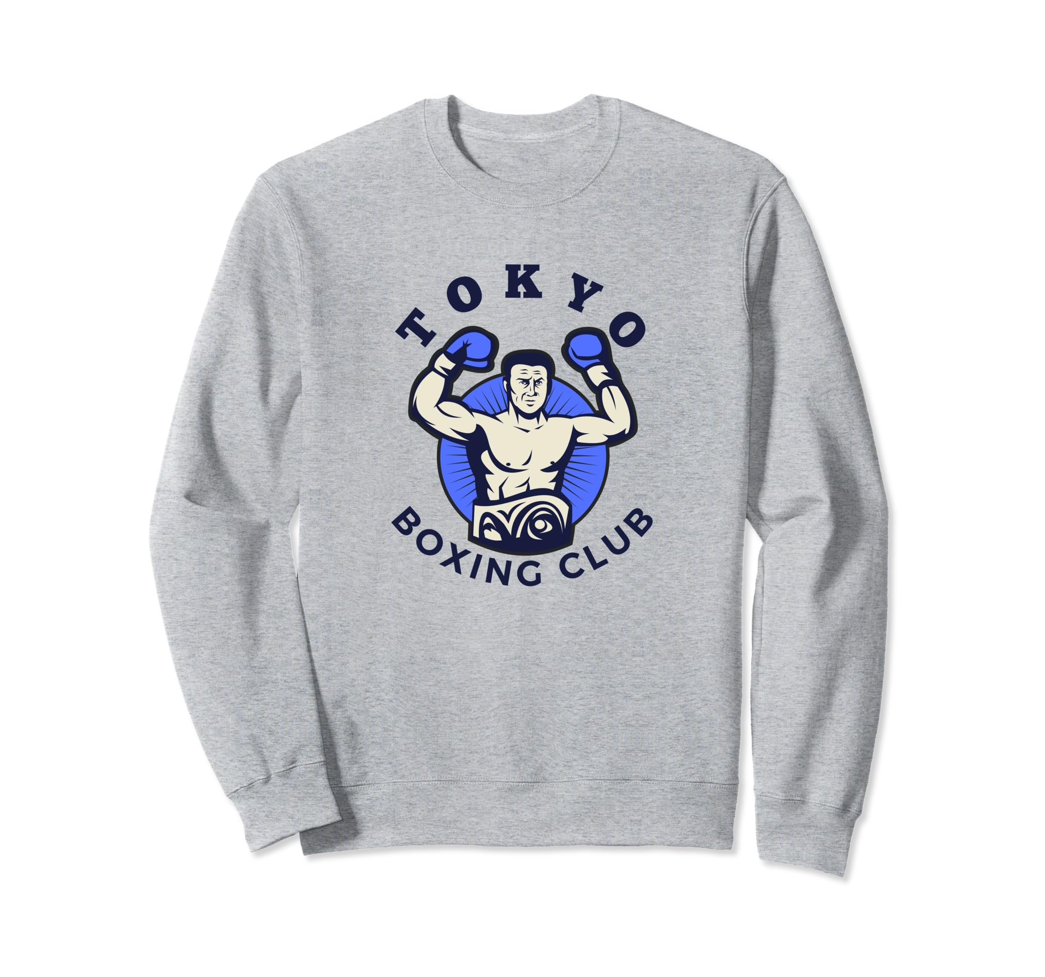 Tokyo Boxing Club Distressed Boxer Sweatshirt - Aesthetic Graphic Men Women - T-Shirt, Sweatshirt, Hoodie