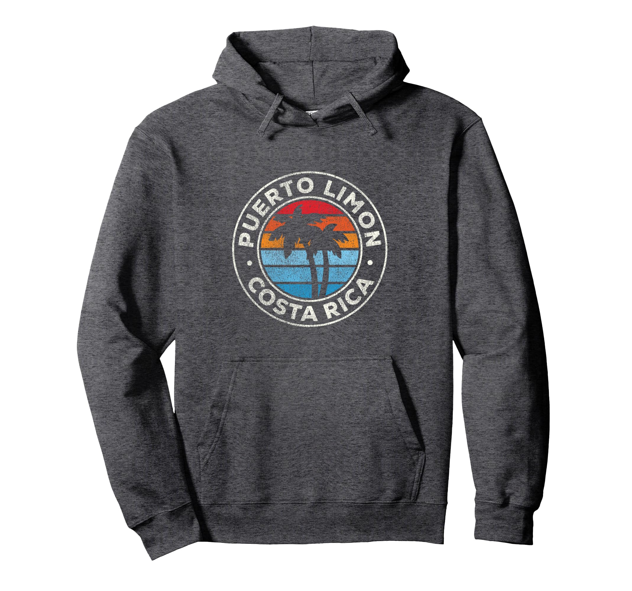 Puerto Limon Costa Rica 70S Hoodie - Custom Art Print for Adults - T-Shirt, Sweatshirt, Hoodie