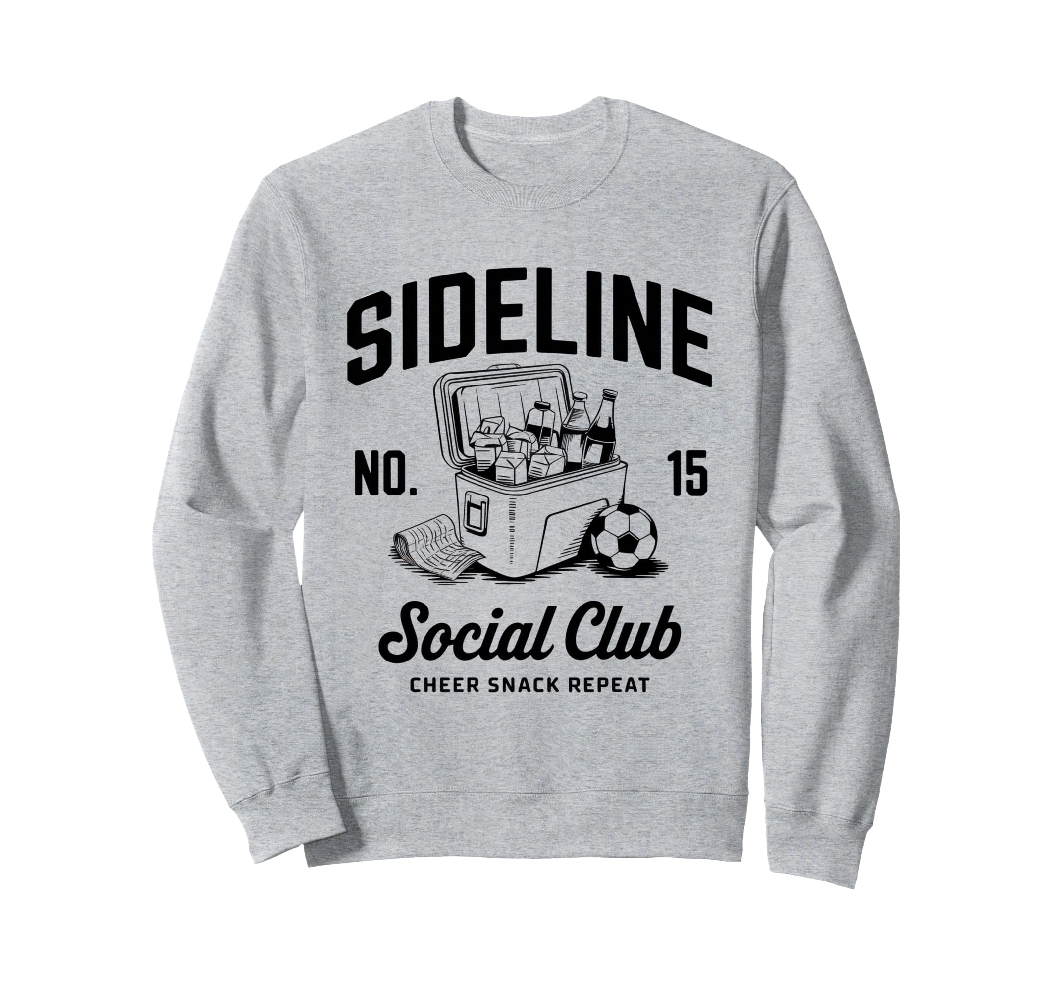 Sideline Social Club Soccer Mom Sweatshirt - Minimalist Print Men Women - T-Shirt, Sweatshirt, Hoodie