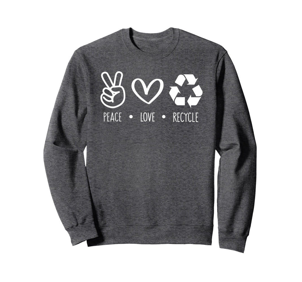 Recycle Earth Day Teacher Teens Sweatshirt - Custom Art Print Men Women - T-Shirt, Sweatshirt, Hoodie