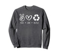 Recycle Earth Day Teacher Teens Sweatshirt - Custom Art Print Men Women - T-Shirt, Sweatshirt, Hoodie