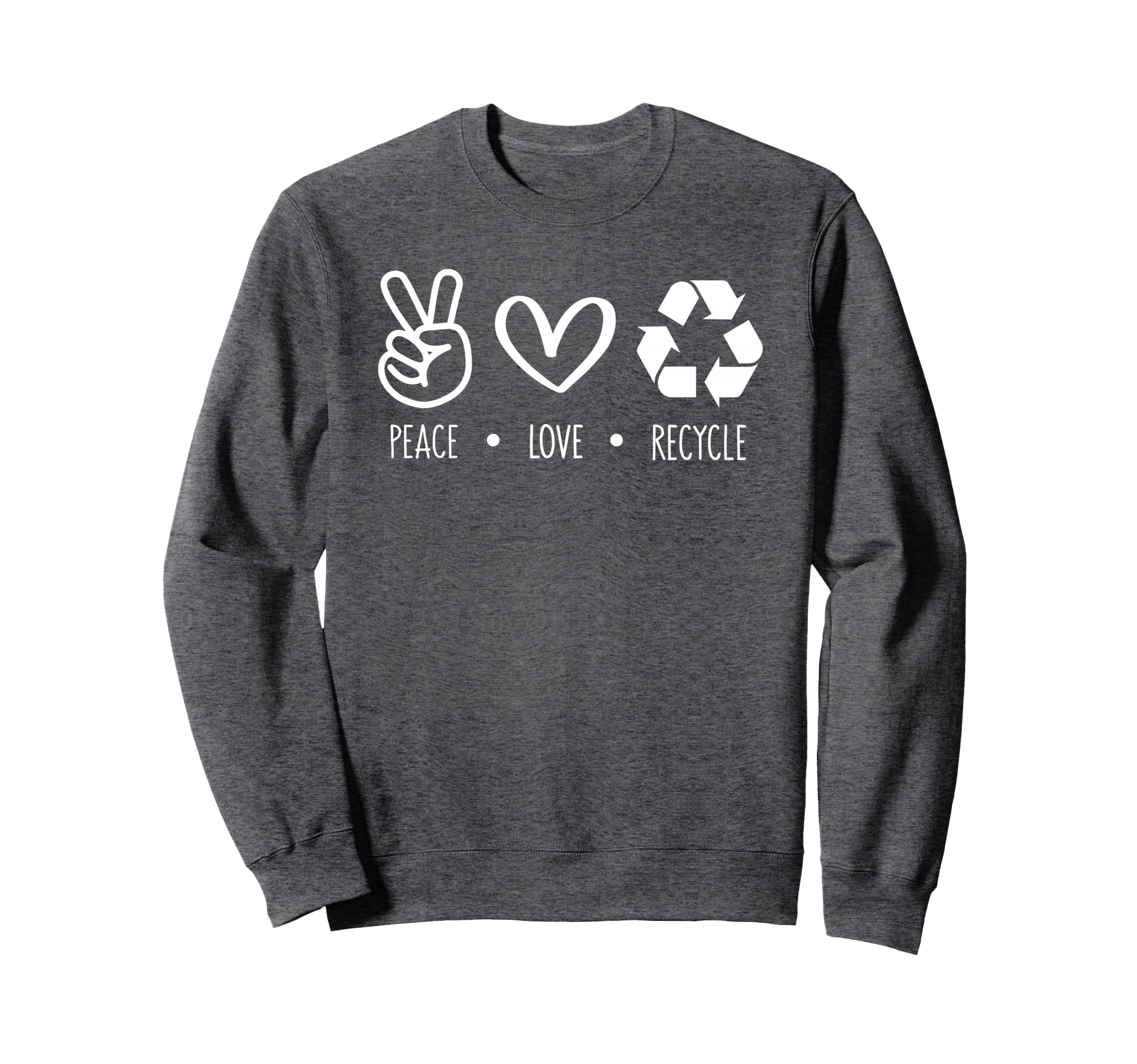 Recycle Earth Day Teacher Teens Sweatshirt - Custom Art Print Men Women - T-Shirt, Sweatshirt, Hoodie