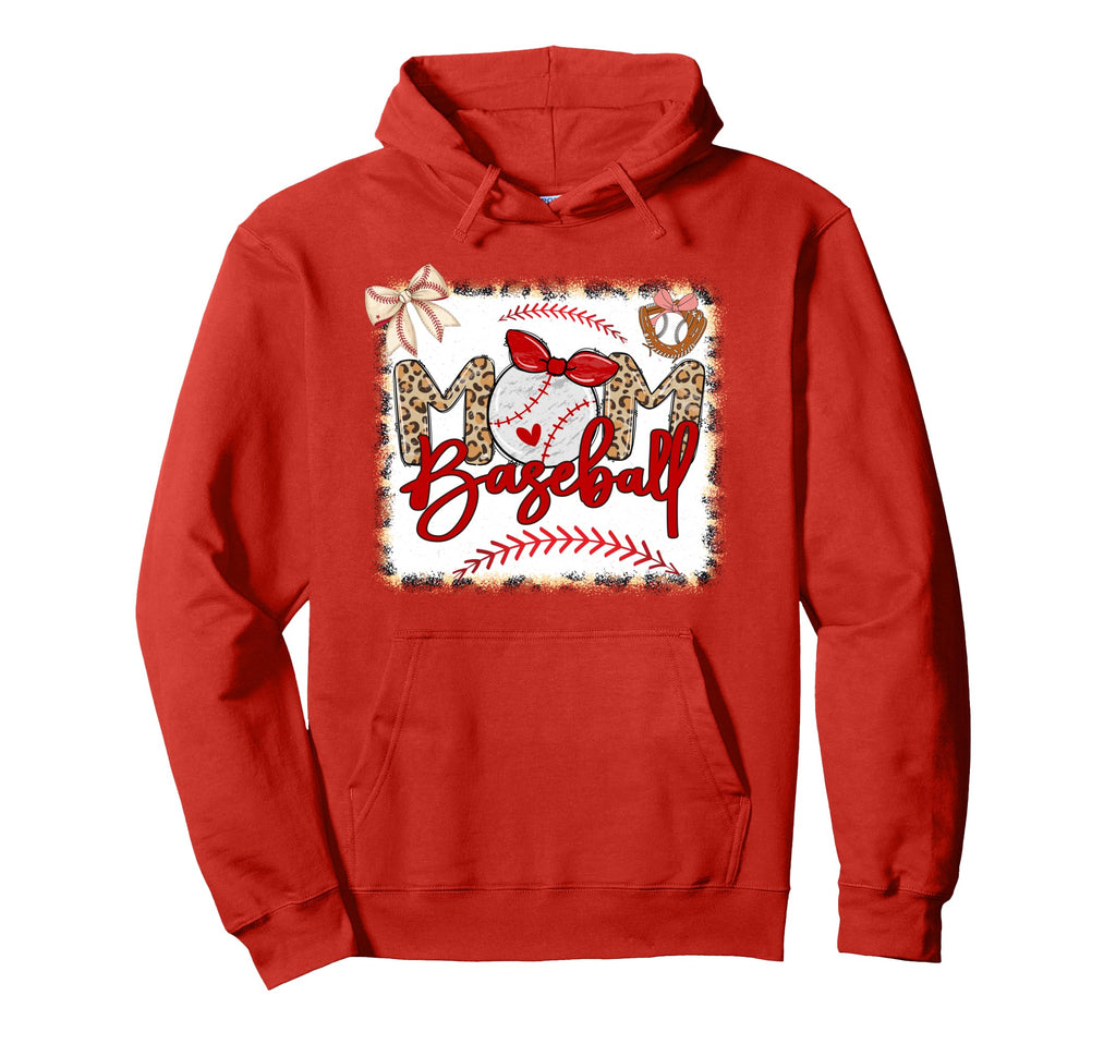 Baseball Mom Mama Mothers Day Baseball Hoodie - Unique Graphic for Adults - T-Shirt, Sweatshirt, Hoodie