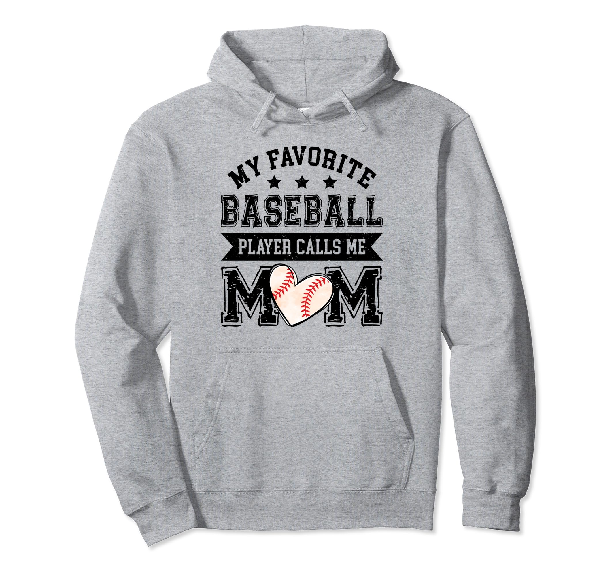 Baseball Mom My Favorite Baseball Hoodie - Fun Novelty Design Unisex - T-Shirt, Sweatshirt, Hoodie