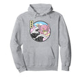 Axolotl Eating Ramen Kanagawa Wave Anime Hoodie - Custom Art Print Unisex - T-Shirt, Sweatshirt, Hoodie