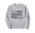 Baseball Mama Funny And Sweet And Sweatshirt - Novelty Apparel for Adults - T-Shirt, Sweatshirt, Hoodie