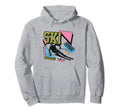 90S Ski Slopes Grunge Skier Skiing Hoodie - Novelty Apparel for Adults - T-Shirt, Sweatshirt, Hoodie