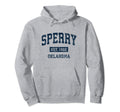 Sperry Oklahoma Ok Athletic Sports Hoodie - Novelty Apparel for Adults - T-Shirt, Sweatshirt, Hoodie
