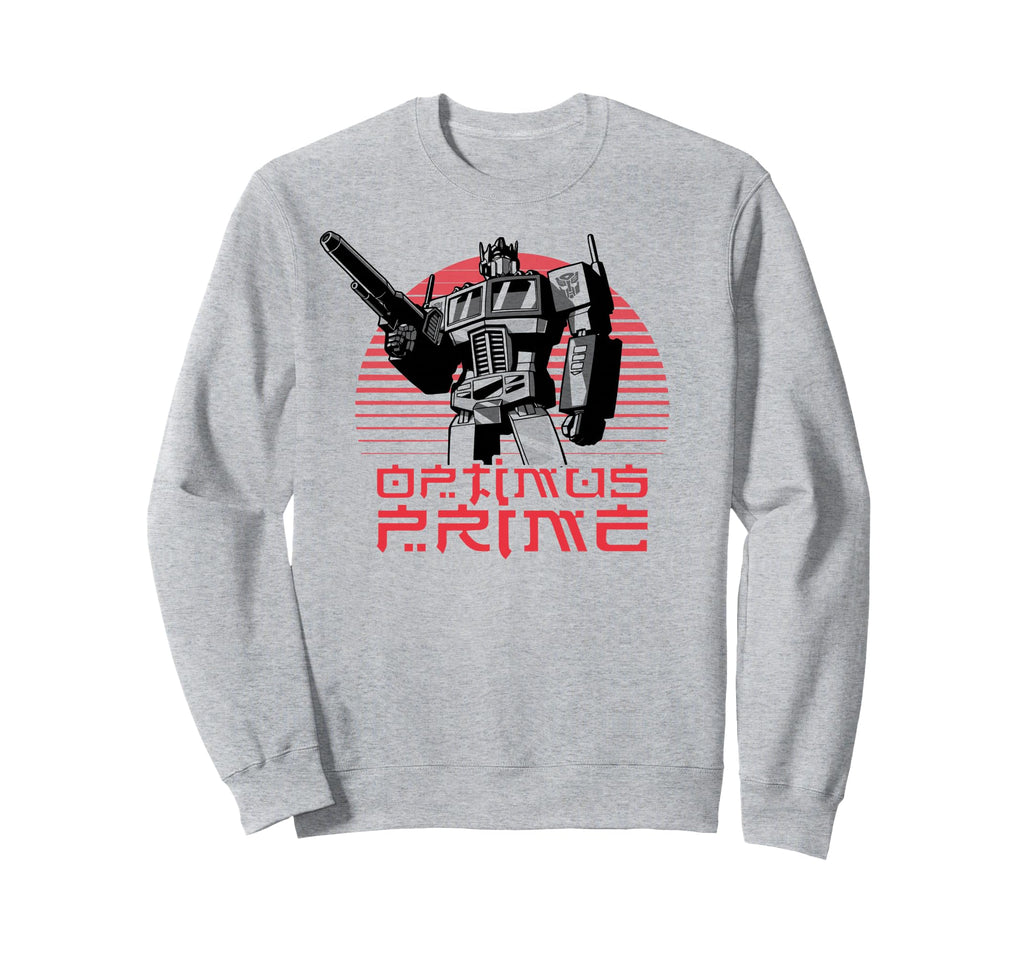 Transformers Optimus Prime Sweatshirt - Casual Everyday Wear Men Women - T-Shirt, Sweatshirt, Hoodie
