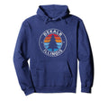 Dekalb Illinois Il 70S Hoodie - Novelty Apparel Unisex - T-Shirt, Sweatshirt, Hoodie
