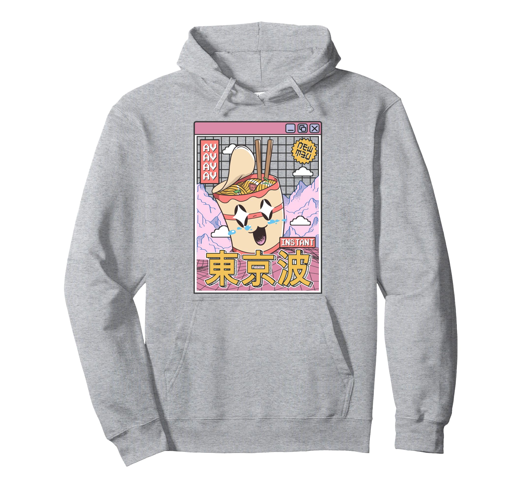 Instant Ramen Noodles Japanese Kawaii Hoodie - Casual Everyday Wear Unisex - T-Shirt, Sweatshirt, Hoodie